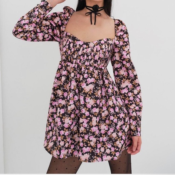 NWT‎ Love & LemonsKate Long Sleeve Mini Dress